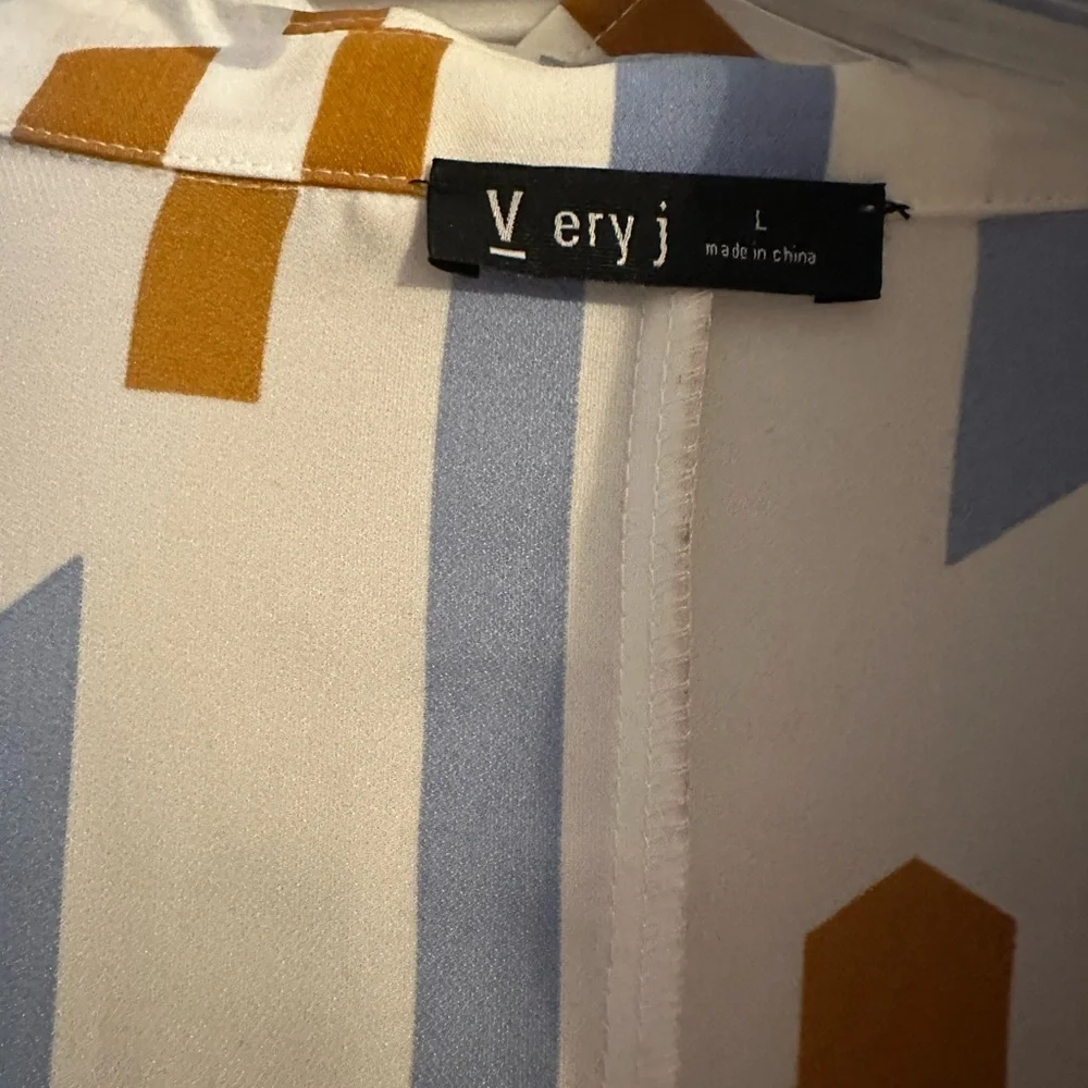 Stylish Geometric Patterned Robe L - Picture 2 of 4